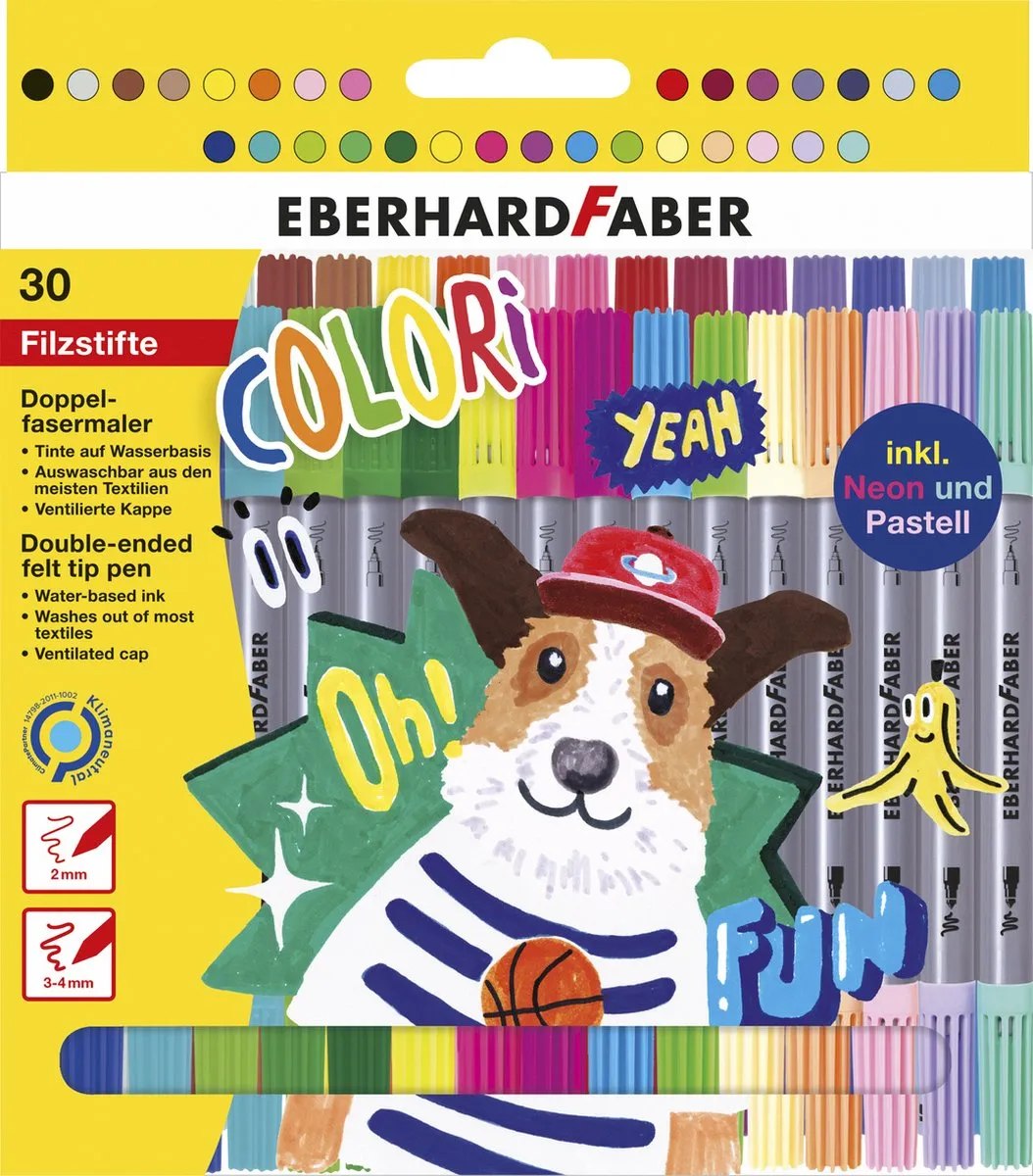 Eberhard Faber Colori Viltstiften 30 Stuks