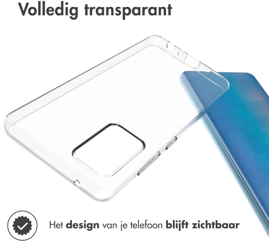 Accezz Hoesje Samsung Galaxy A52 Transparant