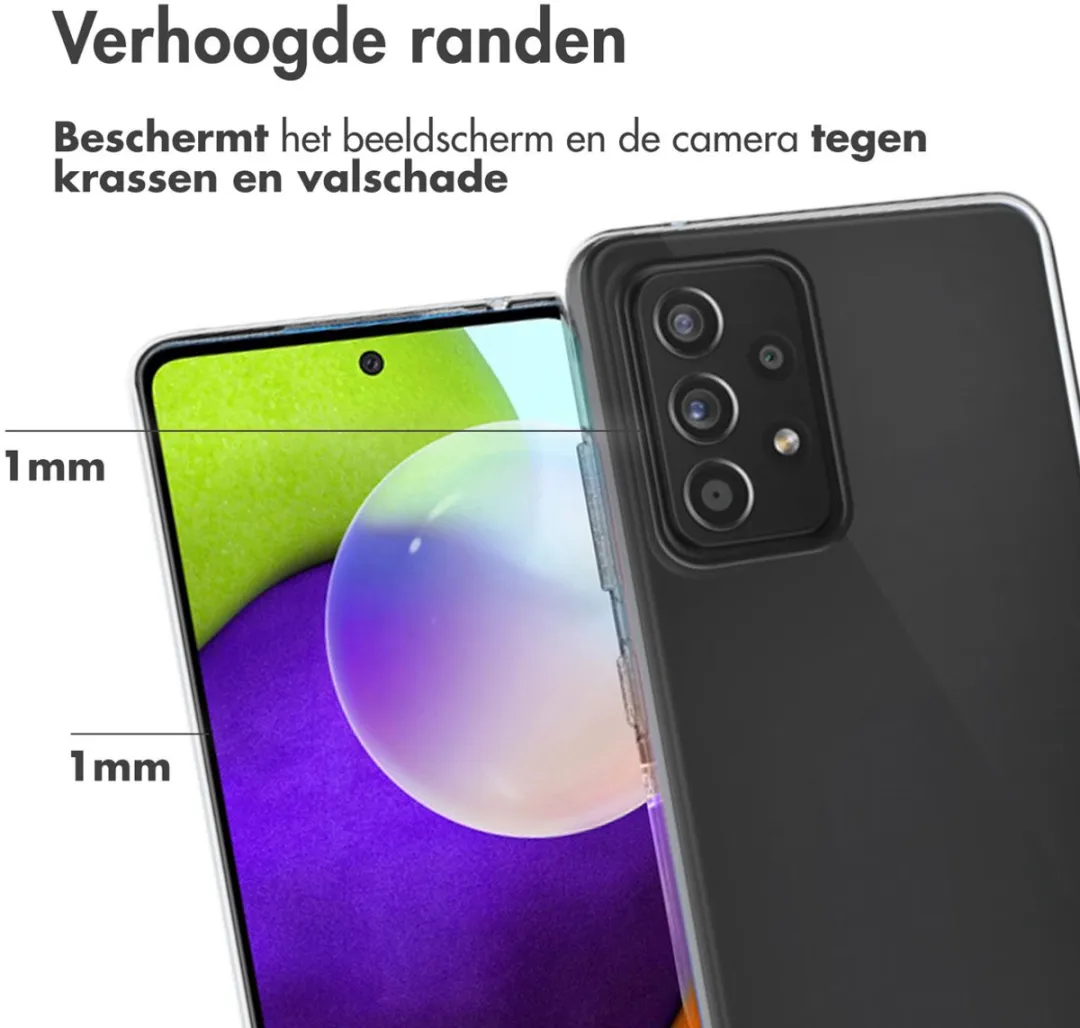 Accezz Hoesje Samsung Galaxy A52 Transparant