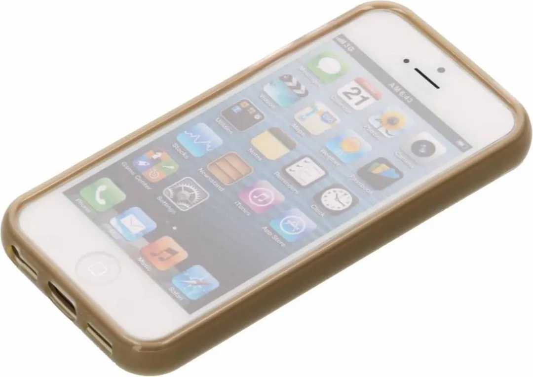 Gear4 3DO JumpSuit Tone iPhone 5/5s/SE - IC5SE70D3 - Goud/Transparant