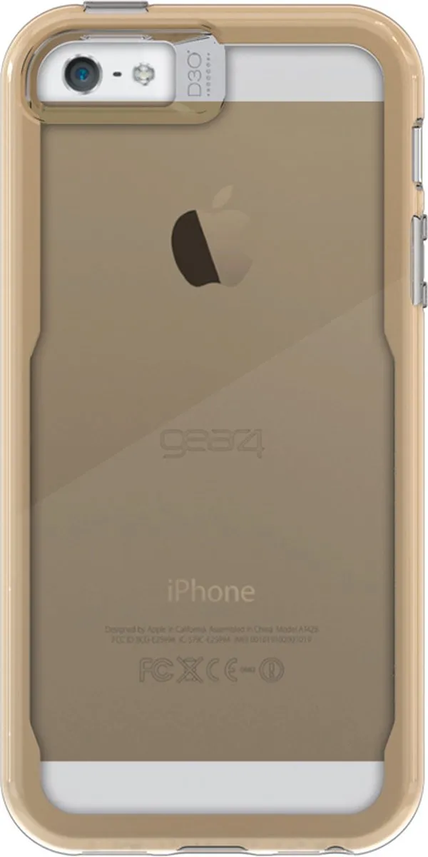 Gear4 3DO JumpSuit Tone iPhone 5/5s/SE - IC5SE70D3 - Goud/Transparant