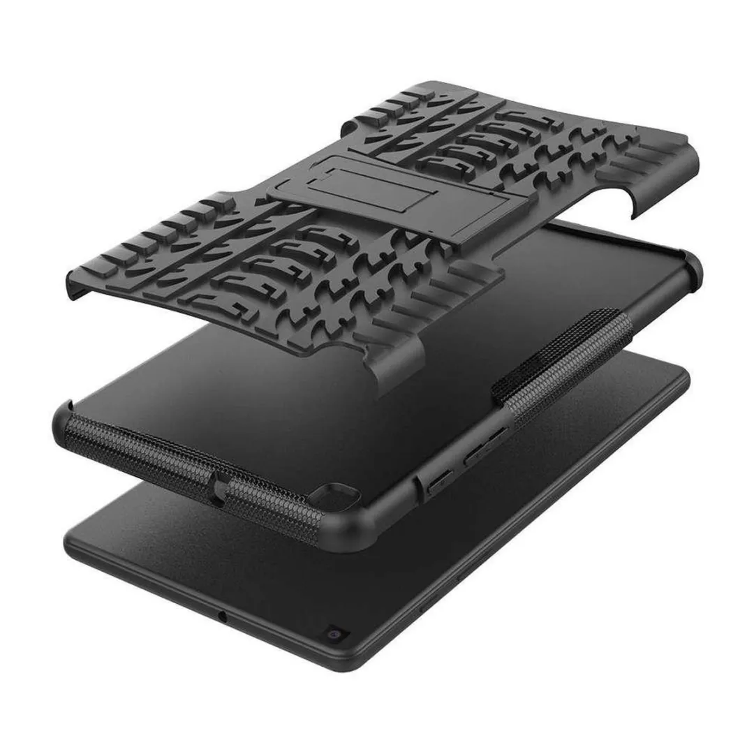 Just in Case Rugged Hybrid Samsung Galaxy Tab A 8.0 2019 Hoes - Zwart