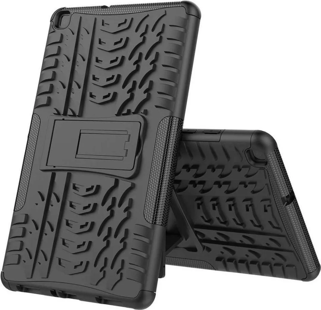 Just in Case Rugged Hybrid Samsung Galaxy Tab A 8.0 2019 Hoes - Zwart