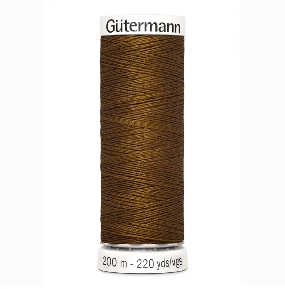 Gutermann Polyester Naaigaren 200m - Bruin