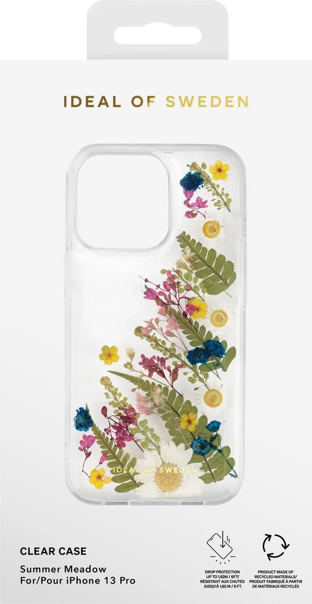 iDeal of Sweden Clear Case iPhone 13 Pro Summer Meadow - afbeelding 3 van 4