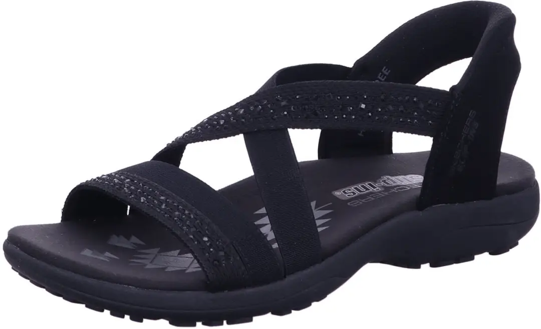 Skechers 163574 BBK dames sandalen zwart maat 42