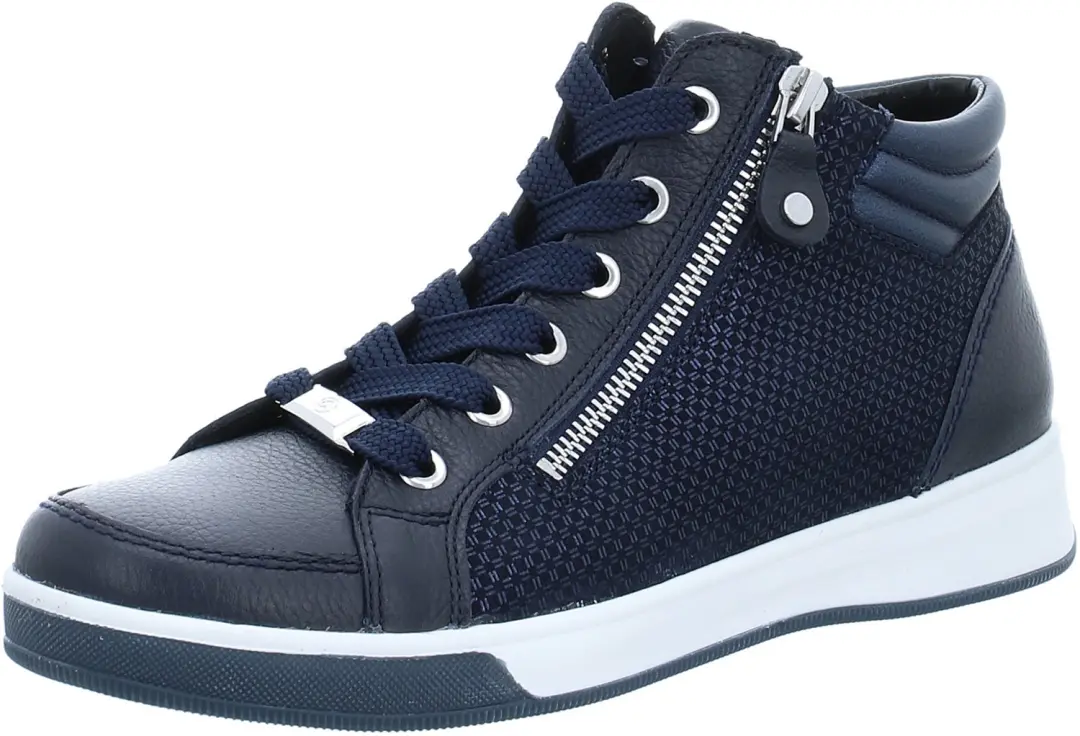 ara 12-24499-22 dames sneakers blauw maat 41.5