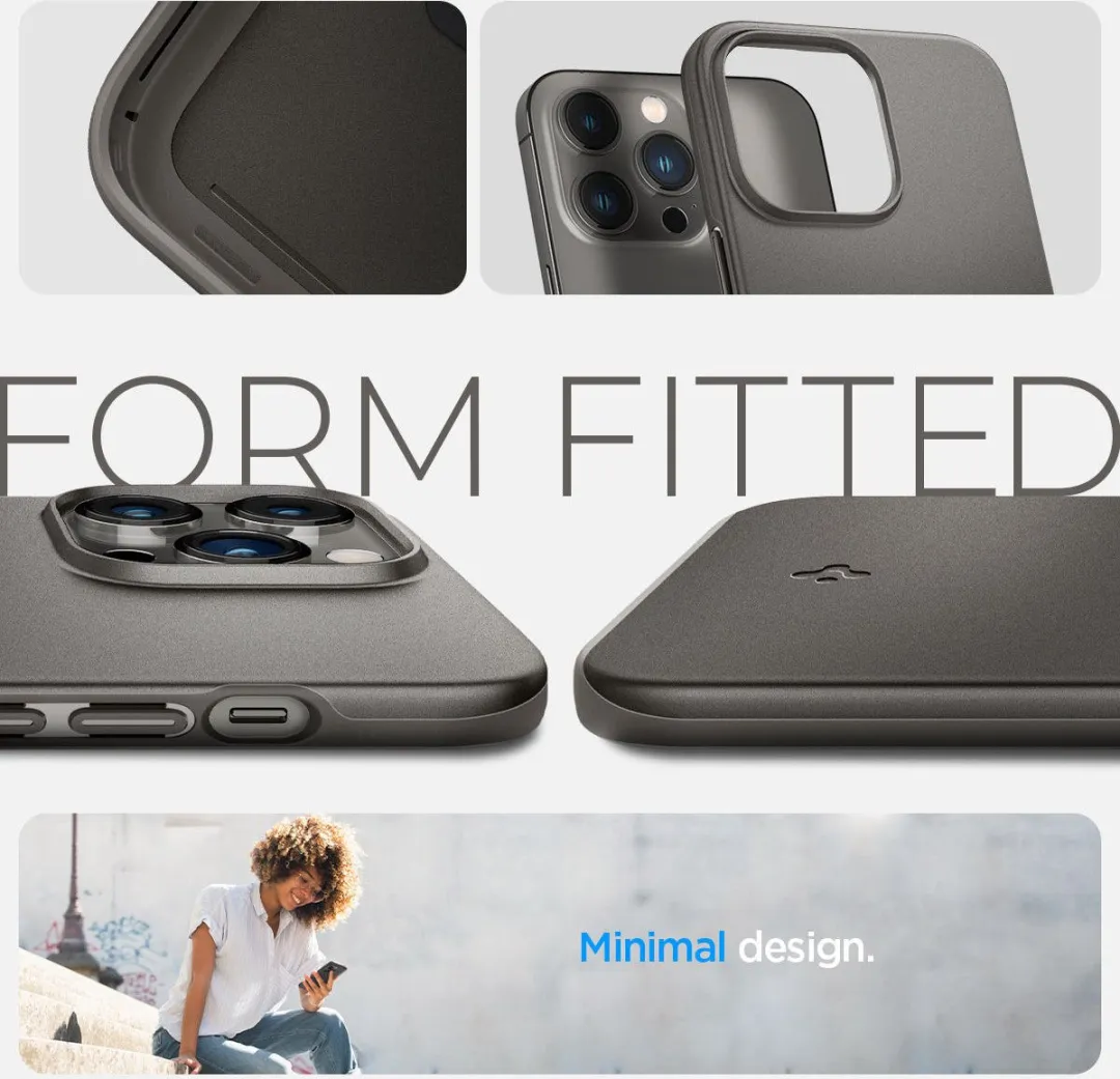 Spigen Thin Fit Hoesje ACS04767 iPhone 14 Pro Max - Grijs