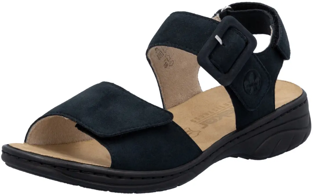 Rieker 64588-14 dames sandalen blauw maat 38