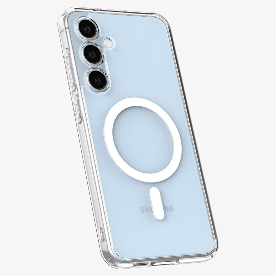Spigen Ultra Hybrid Backcover ACS08622 - MagSafe - Samsung Galaxy S24 FE - Wit - afbeelding 4 van 6