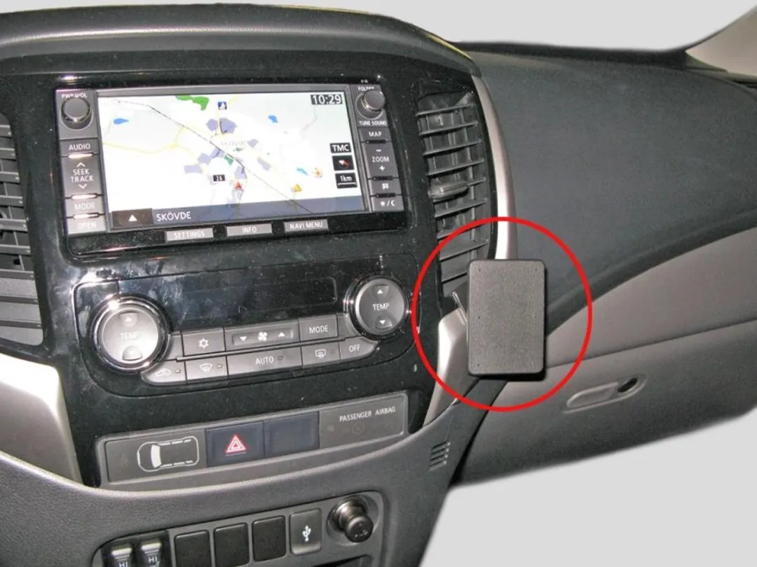 Brodit ProClip 855149 Fiat Fullback 2016 Houder - Zwart
