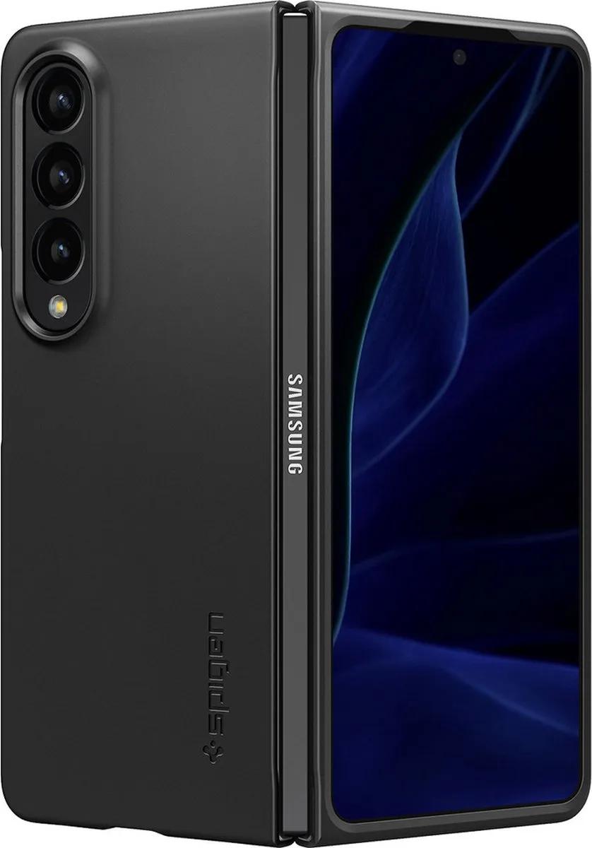 Spigen Air Skin Hoesje ACS05103 Zwart - Samsung Galaxy Z Fold 4 - afbeelding 3 van 6