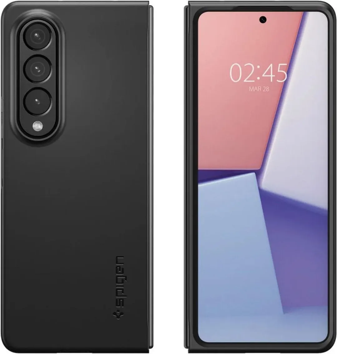 Spigen Air Skin Hoesje ACS05103 Zwart - Samsung Galaxy Z Fold 4 - afbeelding 6 van 6