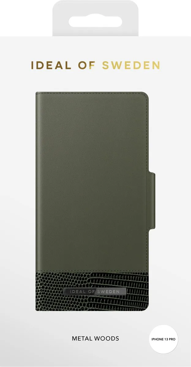 iDeal of Sweden Unity Wallet iPhone 13 Pro IDUWAW20-I2161P-235 - Metal Woods - afbeelding 4 van 6