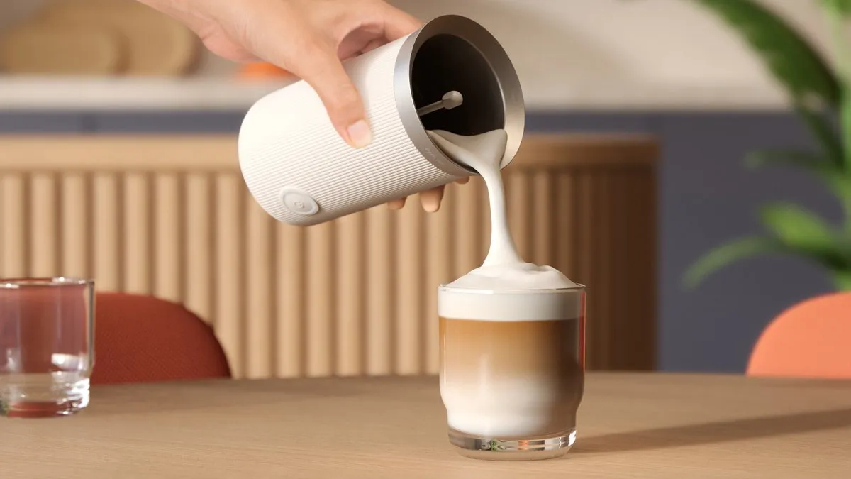 Philips Baristina Melkopschuimer Bundel BAR303/00 - Wit
