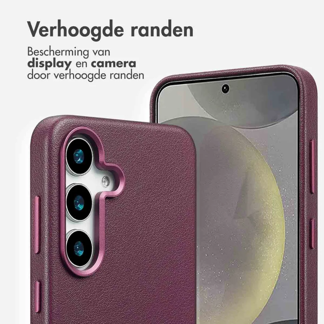 Accezz Hoesje Samsung Galaxy S25 Plus Heath Purple - MagSafe