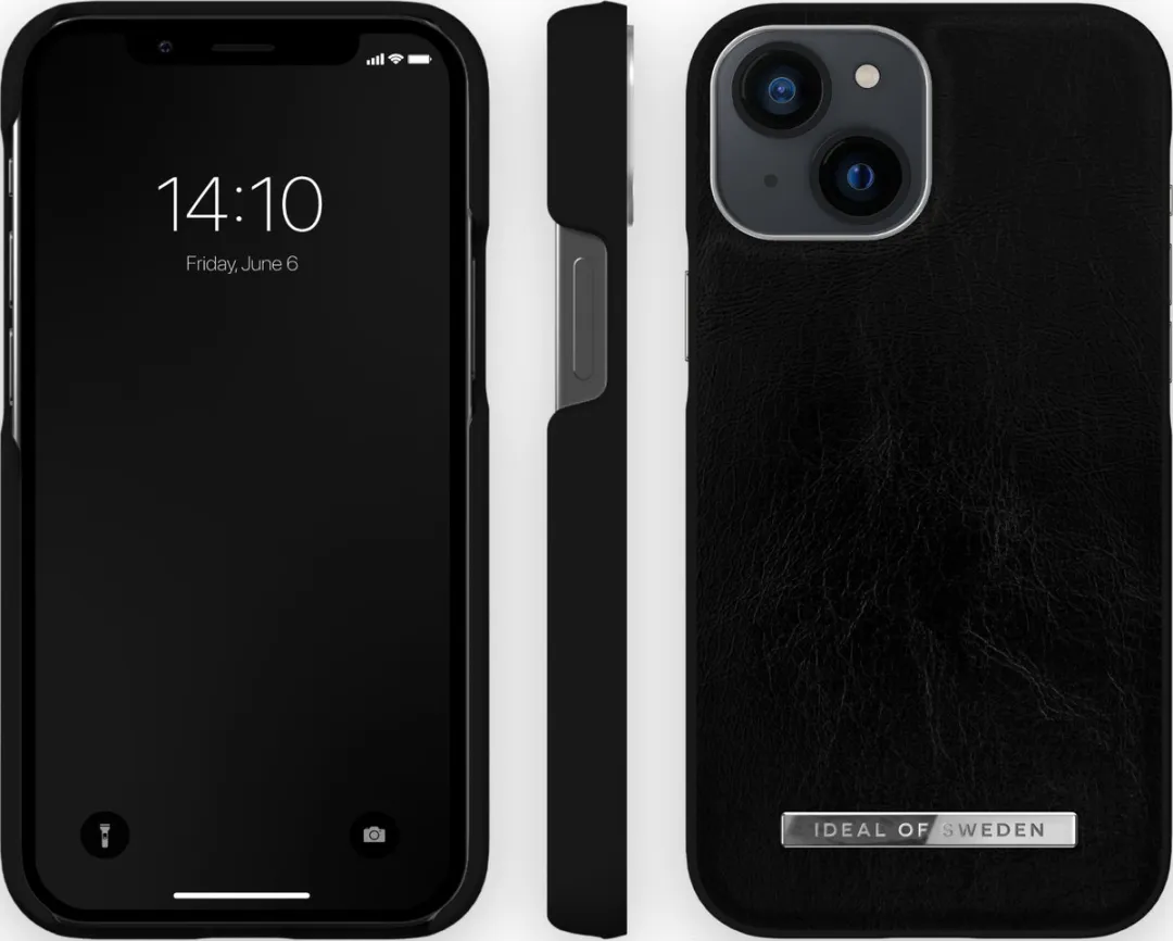 iDeal of Sweden Atelier Case iPhone 13 Mini - Glossy Black Silver - afbeelding 2 van 3