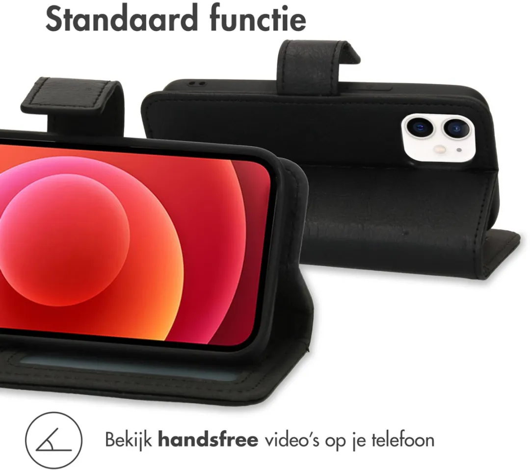 Imoshion Hoesje iPhone 12 Mini - 3 Pasjes - Zwart