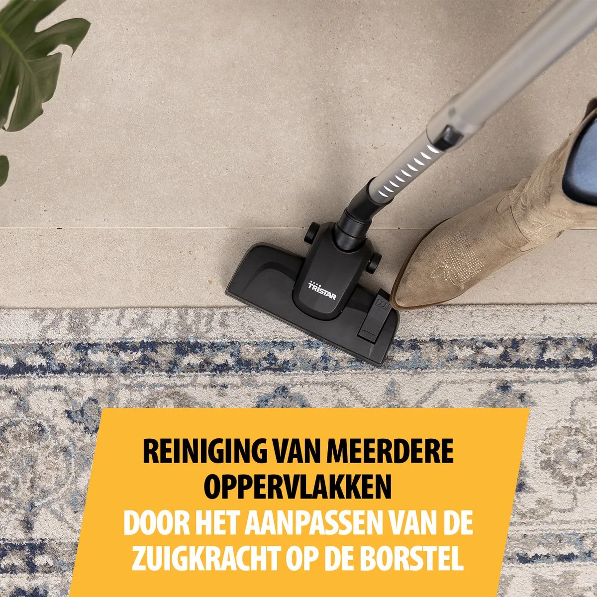 Tristar SZ-2318 Steelstofzuiger 600W Blauw