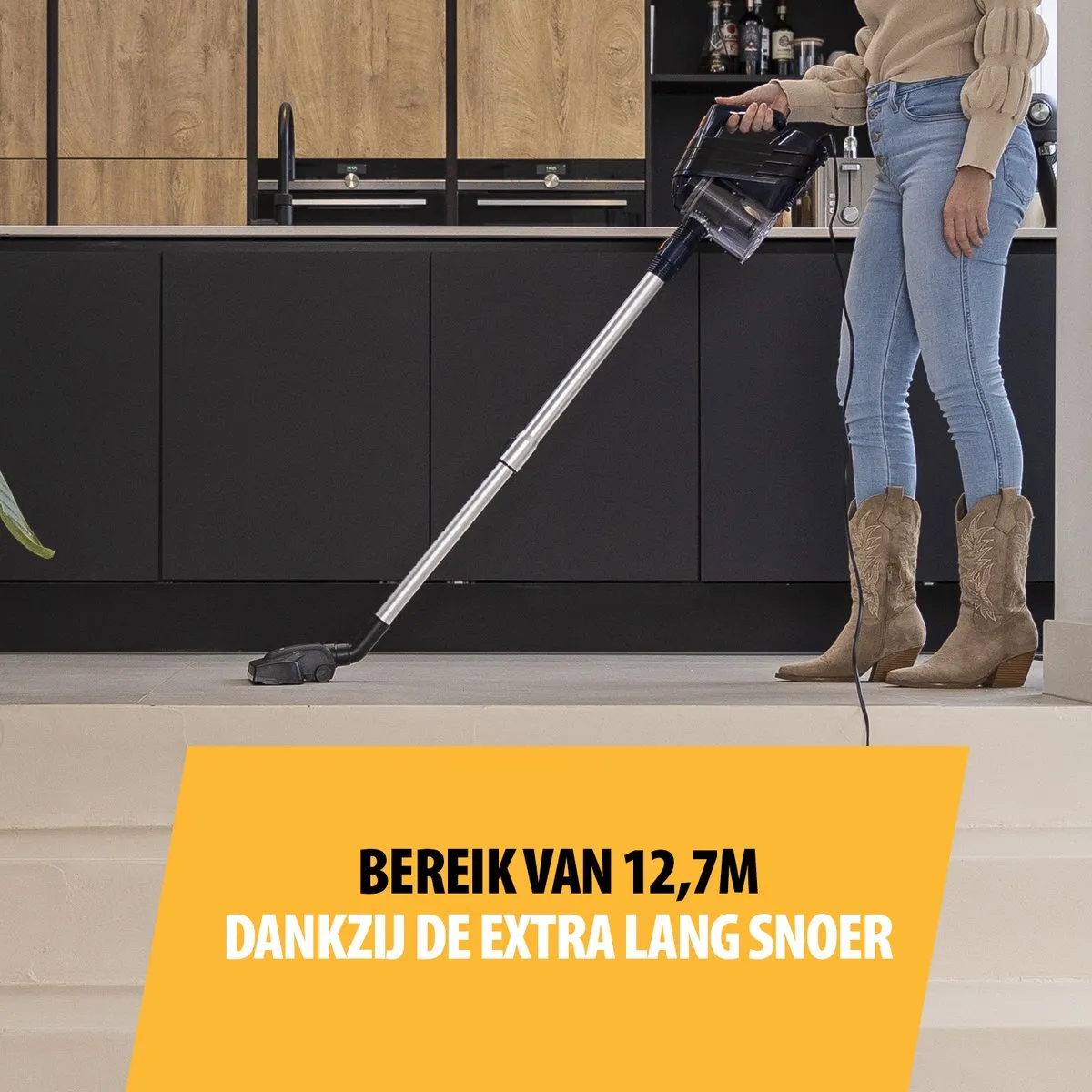 Tristar SZ-2318 Steelstofzuiger 600W Blauw