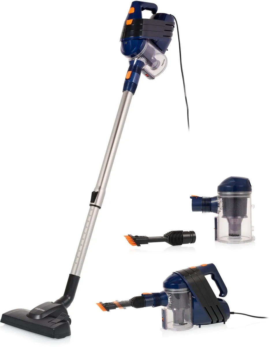 Tristar SZ-2318 Steelstofzuiger 600W Blauw