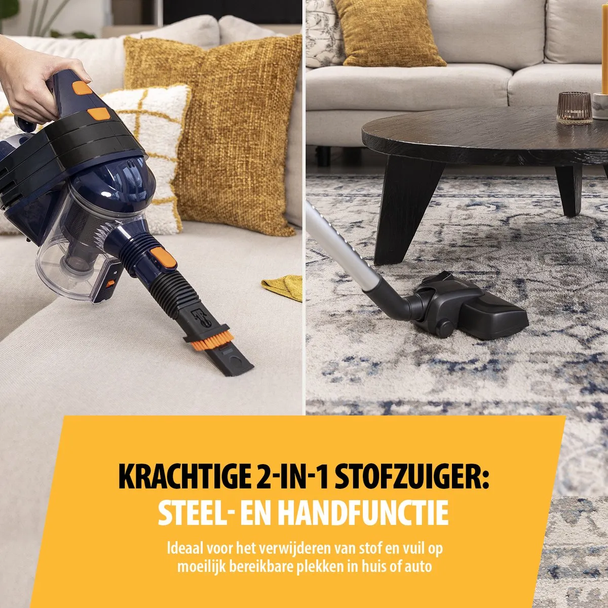 Tristar SZ-2318 Steelstofzuiger 600W Blauw