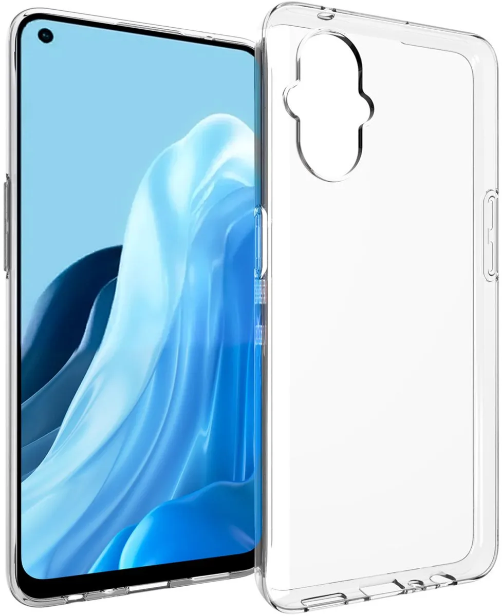 Accezz Hoesje Oppo Reno 8 Lite - Transparant