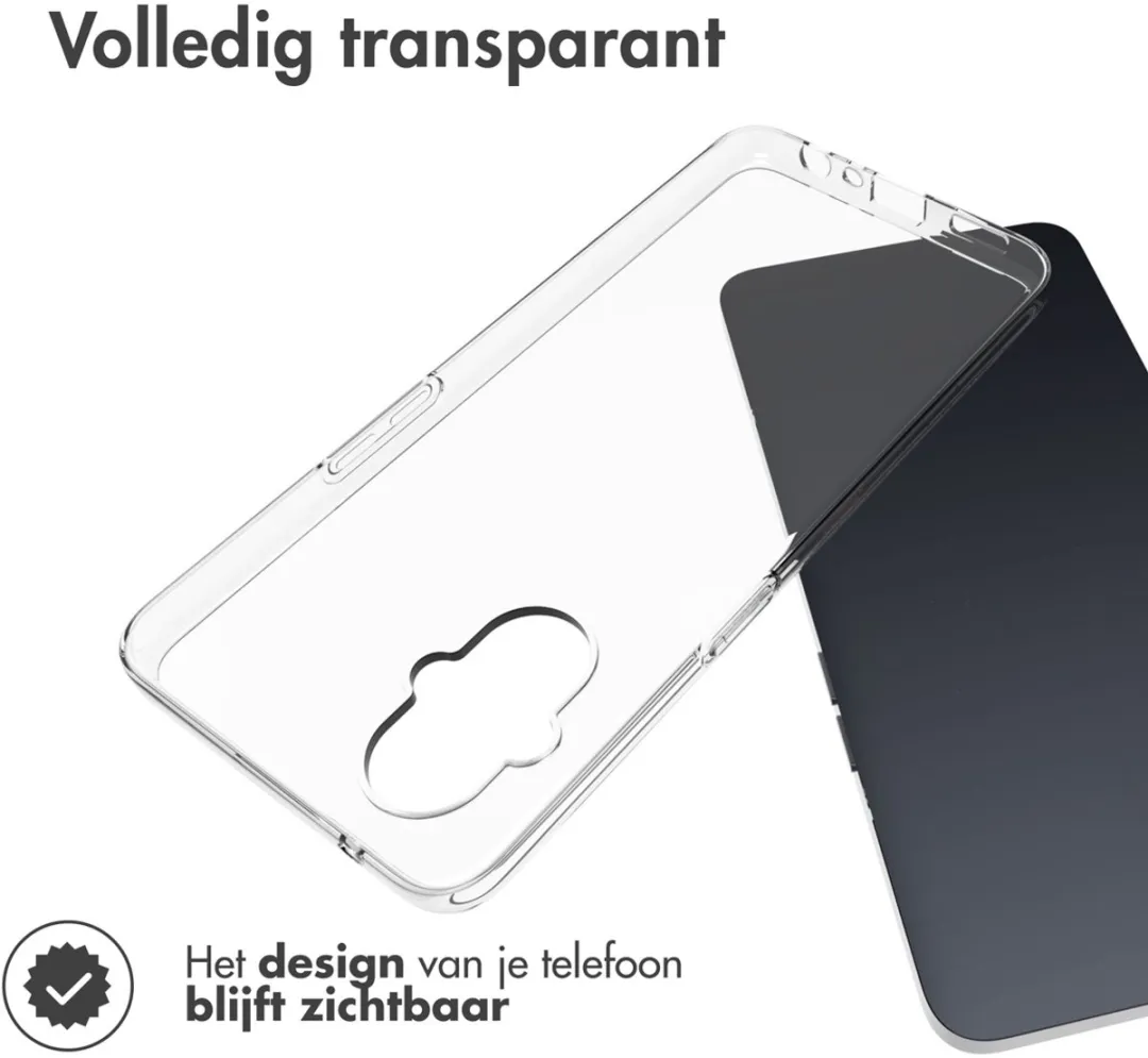 Accezz Hoesje Oppo Reno 8 Lite - Transparant