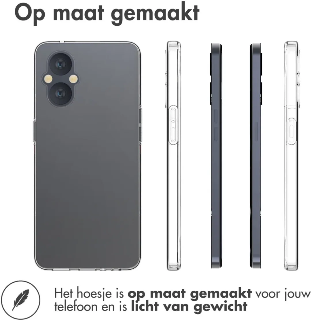 Accezz Hoesje Oppo Reno 8 Lite - Transparant
