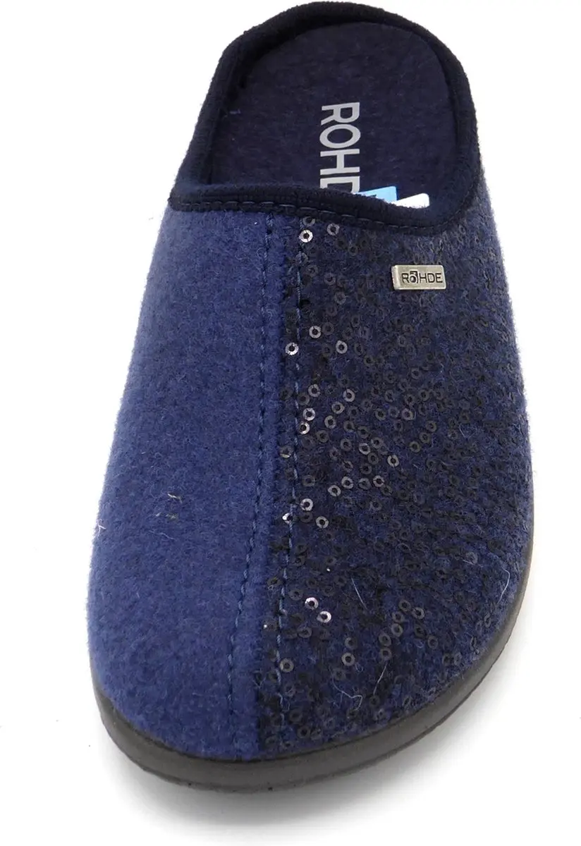 Rohde 6550 Dames Pantoffel Muil - Blauw - 37 - afbeelding 3 van 4