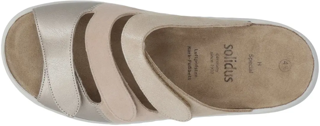 Solidus Dames Slippers - Beige - 38.5 - afbeelding 5 van 6
