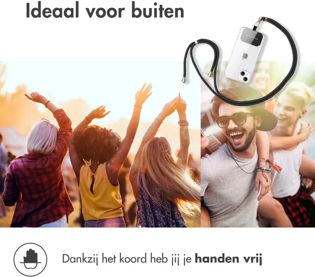 Imoshion Universeel Telefoonkoord SH00047162 - Zwart