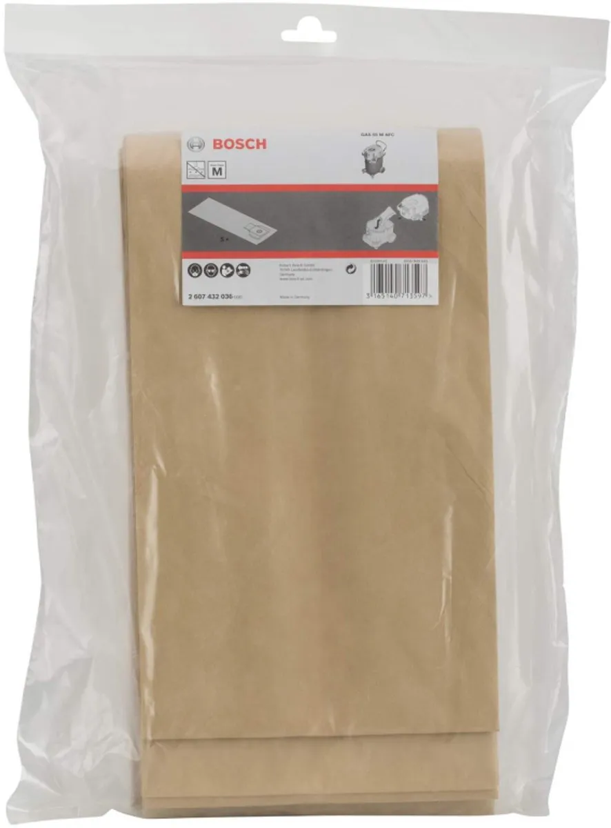 Bosch Papieren Filterzakken 5 Stuks