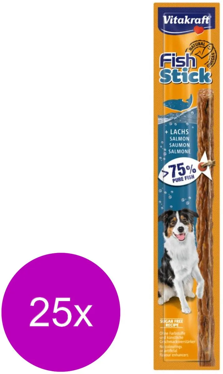 Vitakraft Fish Stick Hondensnacks 25x15g