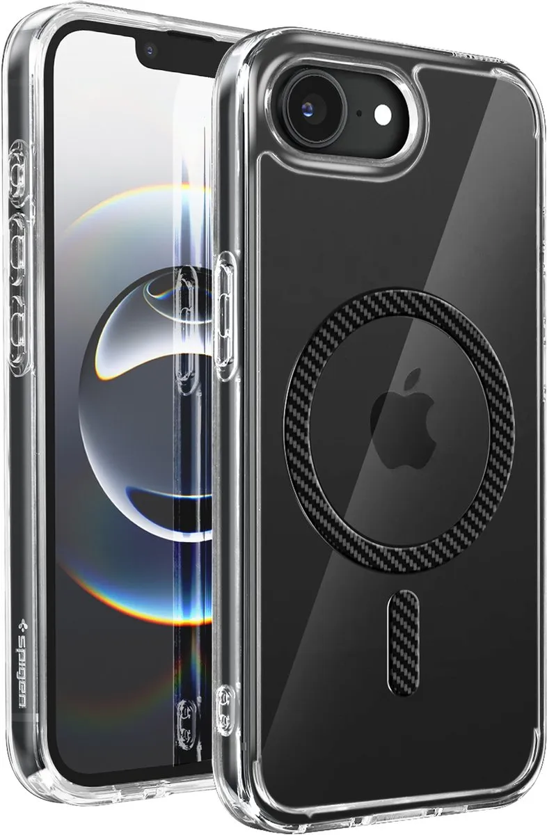 Spigen Ultra Hybrid Backcover ACS09140 - iPhone 16 - Zwart