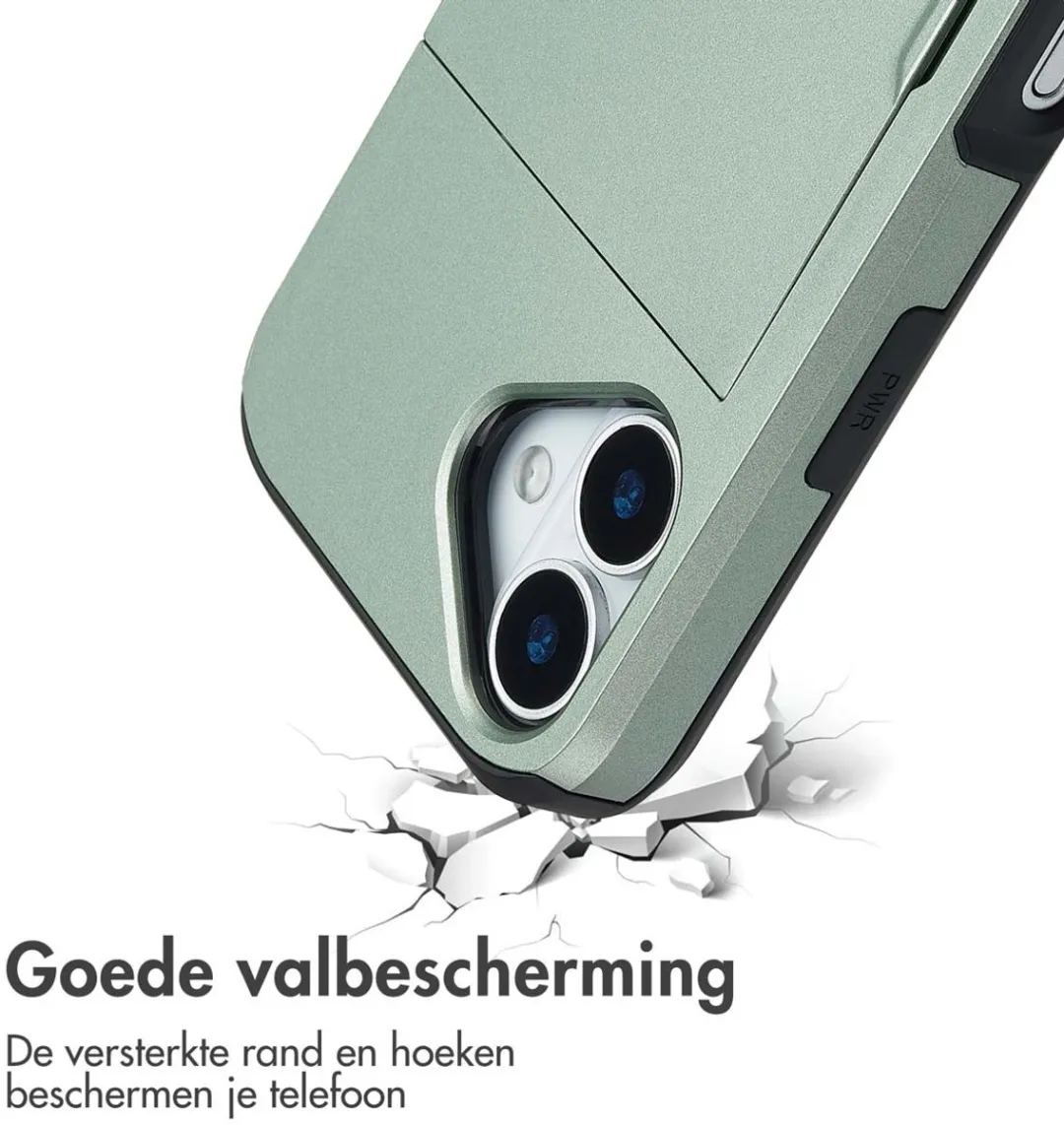 Imoshion Hoesje iPhone 17 - Groen - 2 Pasjes