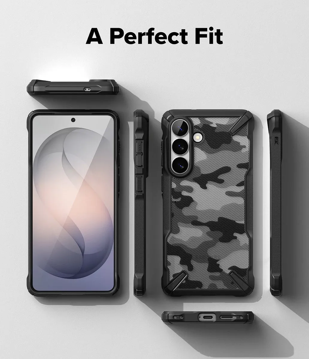 Ringke Fusion X Hoesje Samsung Galaxy S26 - Camo Zwart