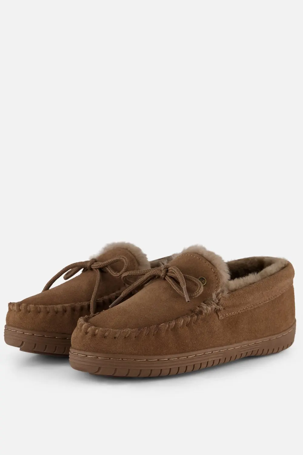Warmbat pantoffels taupe