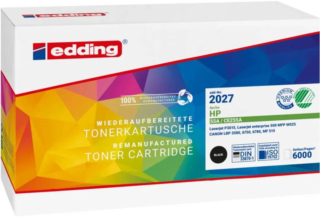 edding 18-2027 Toner - Zwart - 6000 Pagina's