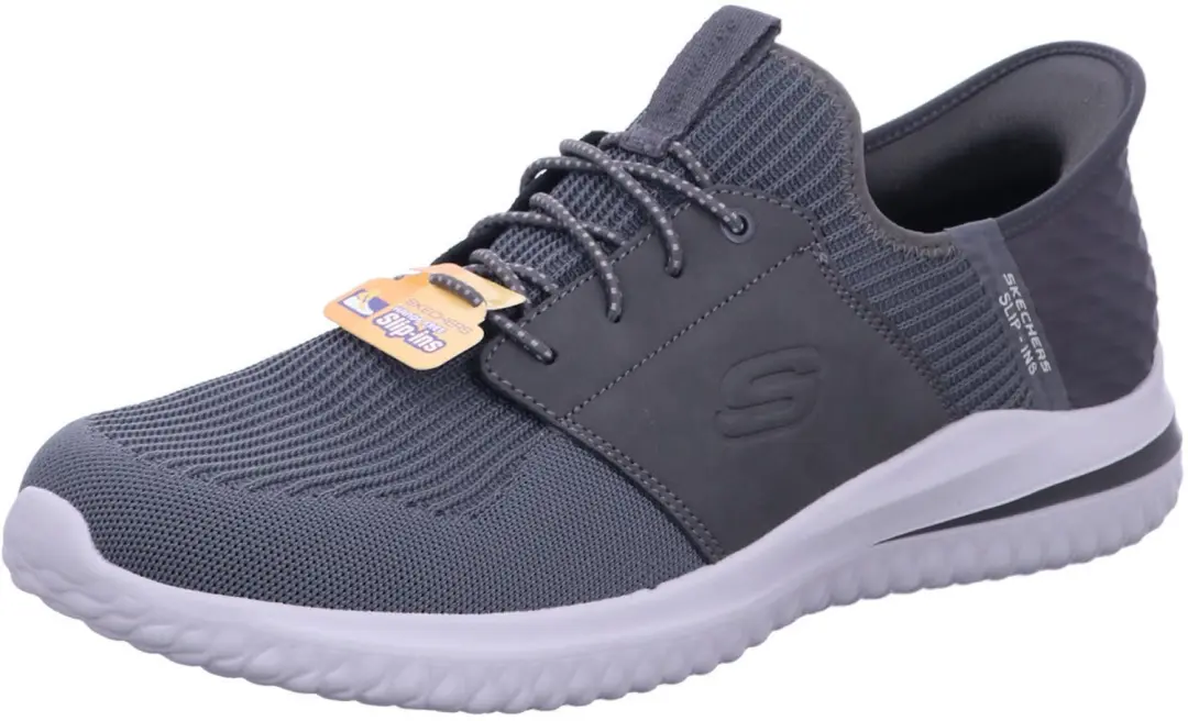 Skechers 210650 GRY heren instappers grijs maat 48