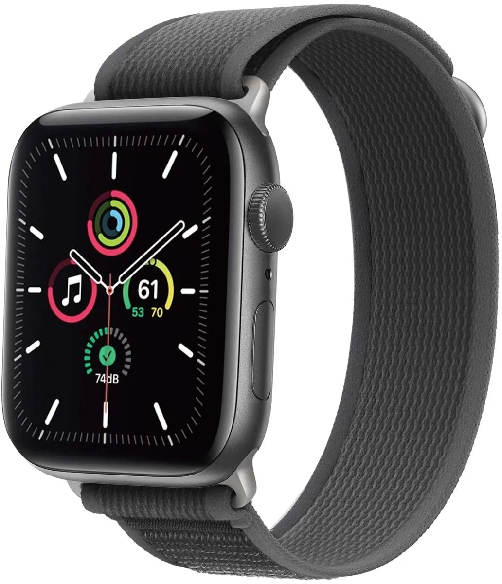 Imoshion Nylon Trail Bandje Apple Watch 42mm - Grijs