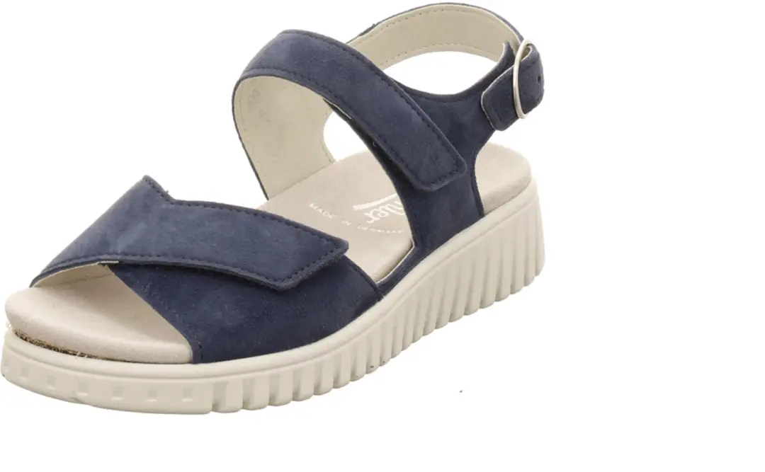 Semler C7085 Clara H Weite jeans dames sandalen blauw maat 40.5