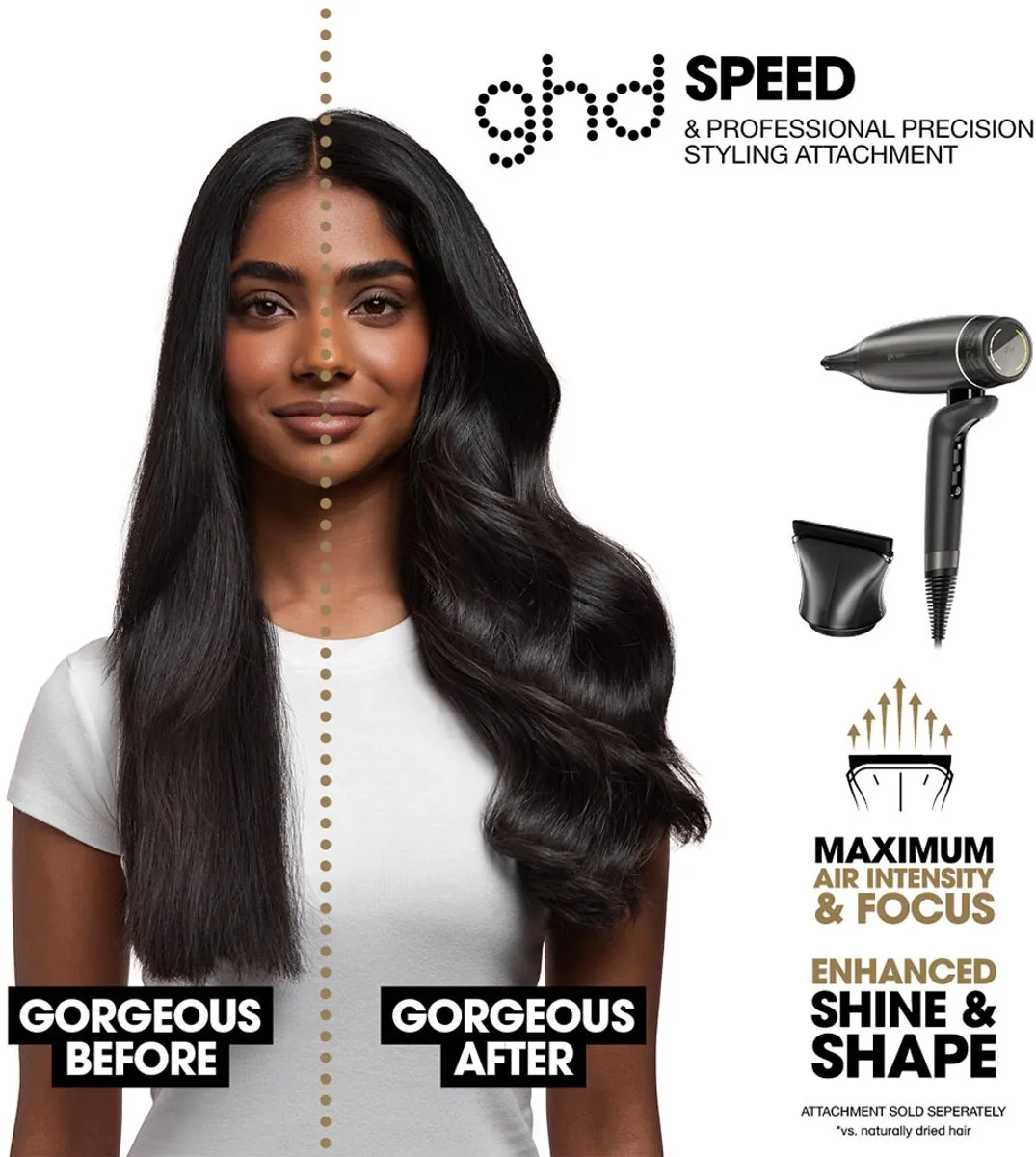 GHD Precision Styling Concentrator 68mm - Zwart - afbeelding 6 van 6