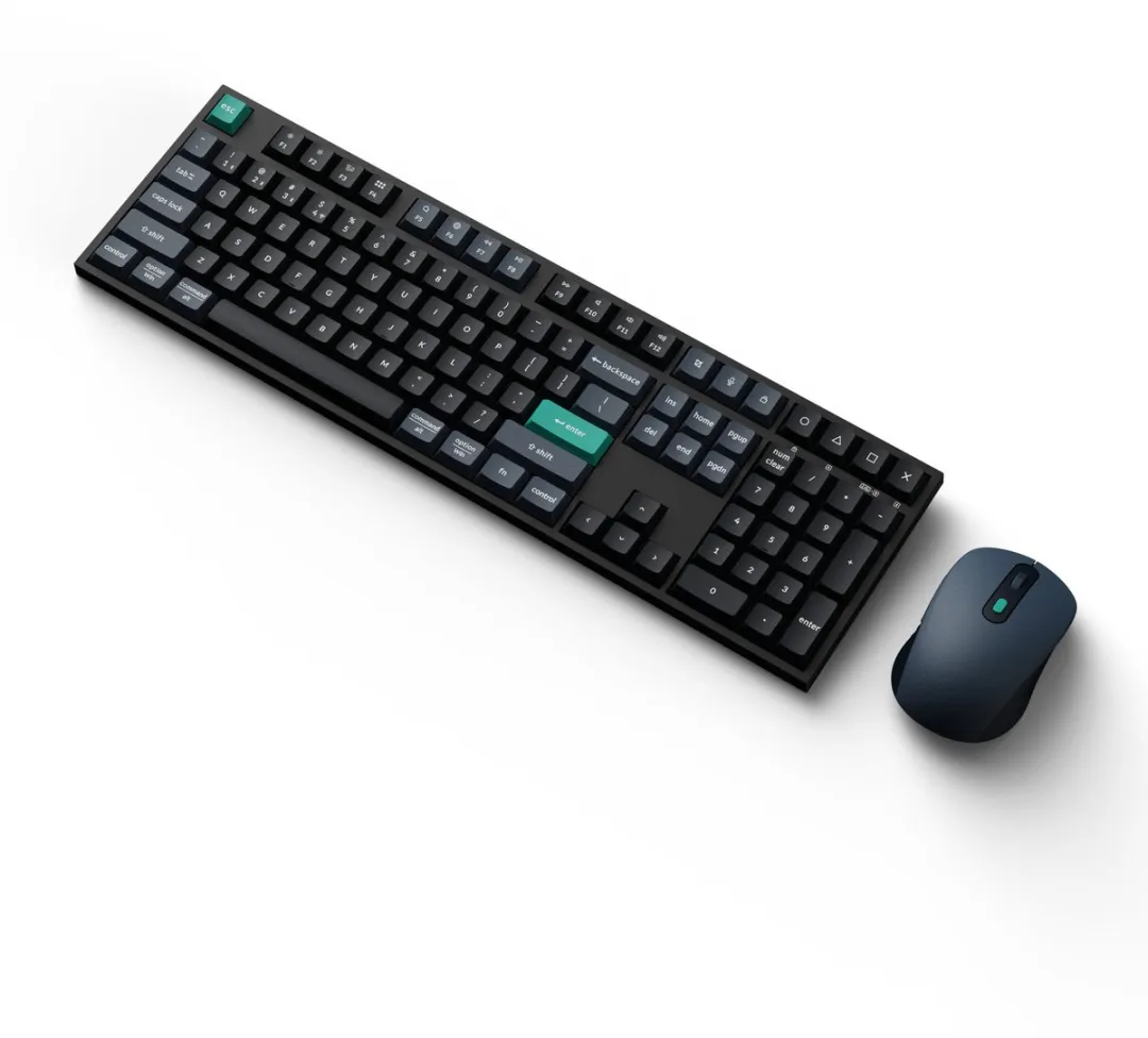 Keychron B36 BM25 Draadloos Toetsenbord & Muis Set - Zwart