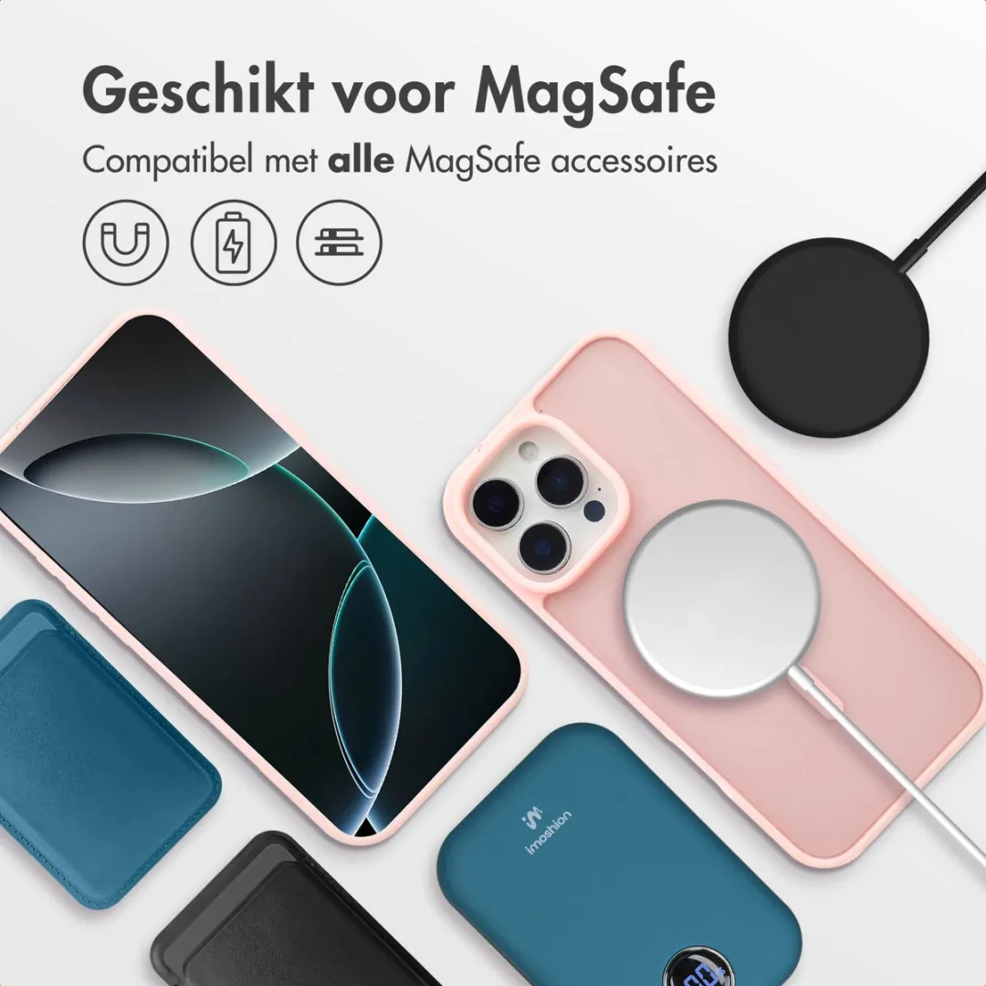 imoshion Hoesje iPhone 16 Pro MagSafe Lichtroze