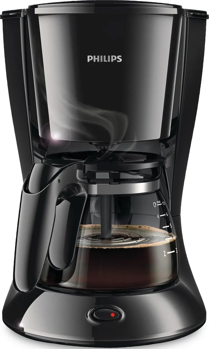 Philips Daily HD7432/20 Koffiezetapparaat - 7 Kopjes - 0,6L - Zwart