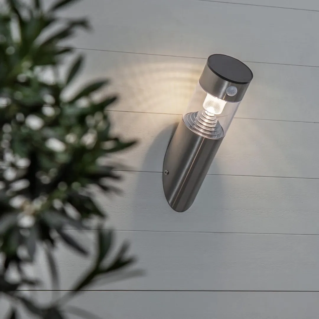 Star Trading Marbella Wandlamp LED Roestvrijstaal - Buiten