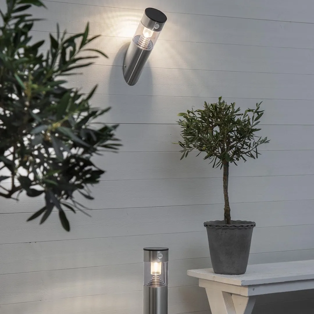 Star Trading Marbella Wandlamp LED Roestvrijstaal - Buiten