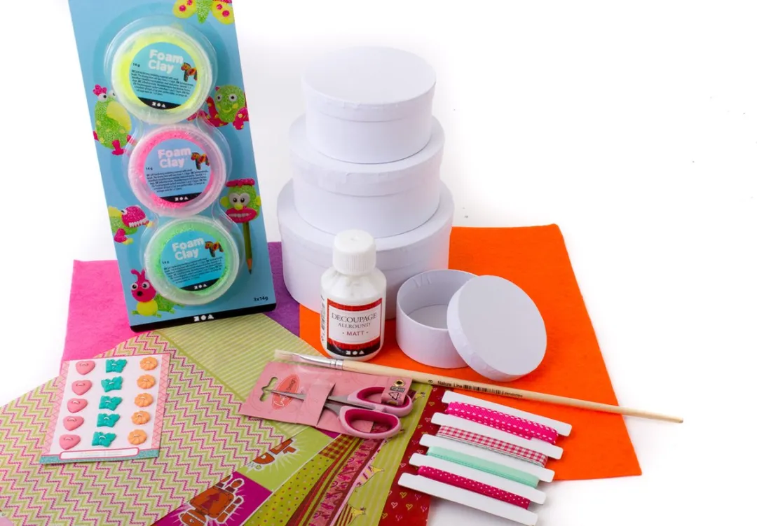 Foam Clay Creatief Knutselpakket Decopatch - 10 Stuks