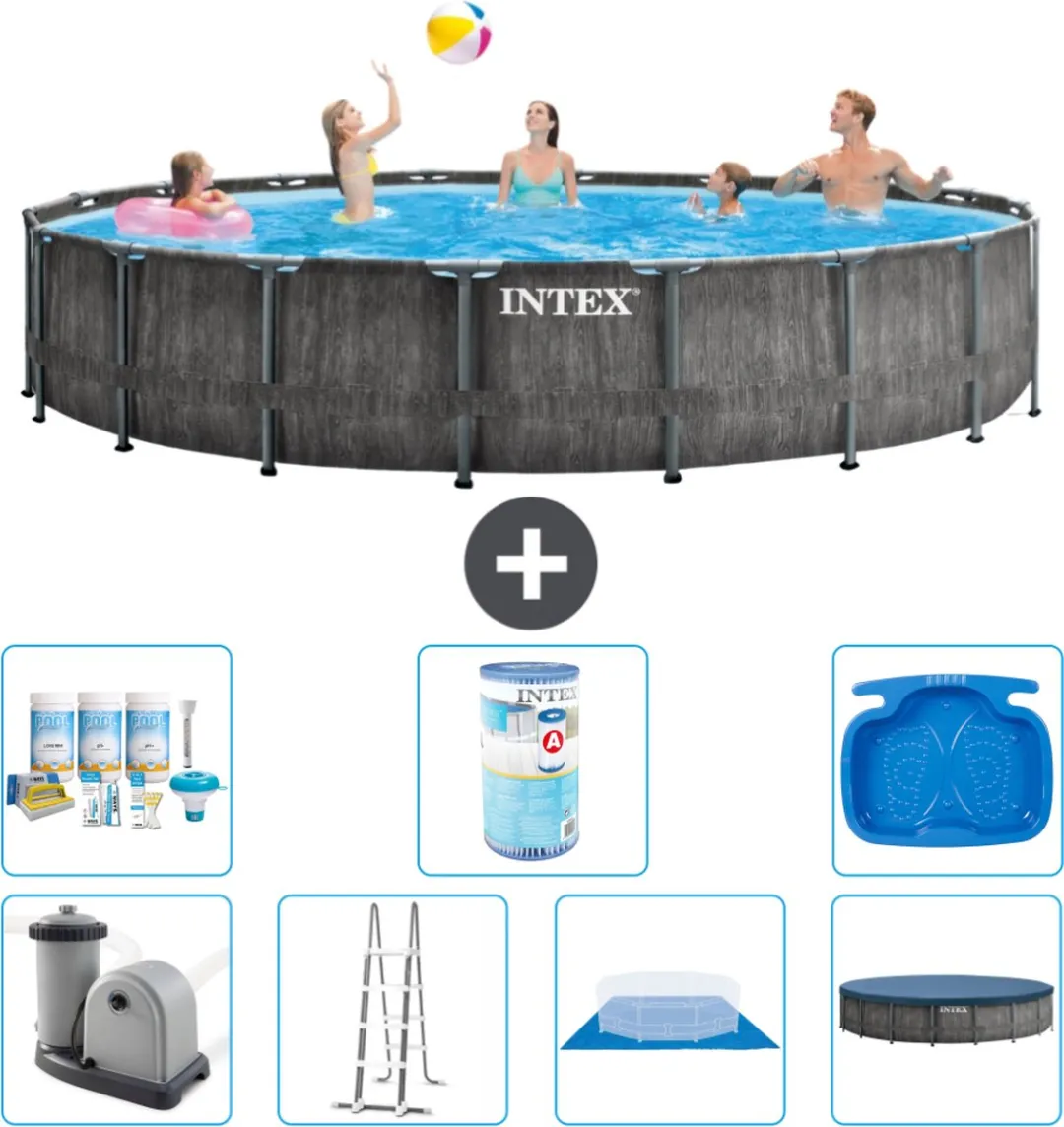 Intex Rond Prism Frame Zwembad 549x122cm